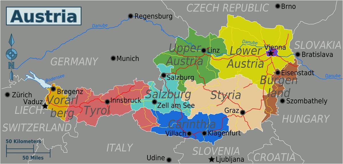 austrian zimbabwe. kgm แผนที่