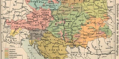 ออสเตรียฮังการีนแผนที่ 1900