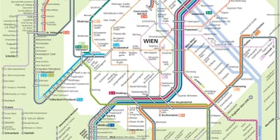 ประจำสถานีรถไฟอยู่ในเวียนนาออสเตรียนแผนที่