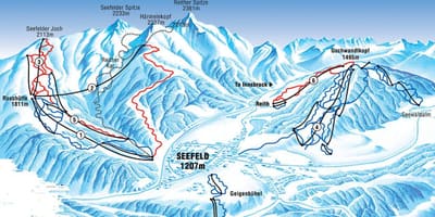 แผนที่ของ seefeld ออสเตรีย name