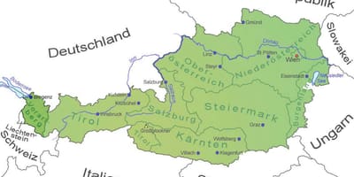 แผนที่ของ austria. kgm ออสเตรีย name