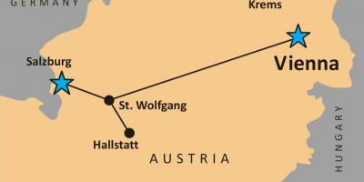 แผนที่ของ hallstatt ออสเตรีย name 