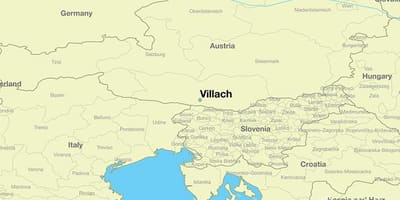 แผนที่ของ villach ออสเตรีย name